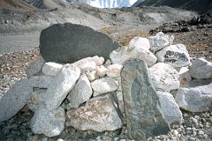 22 Memorial To Marty Hoey Who Died May 15, 1982 On Hill Next To Mount Everest North Face Base Camp.jpg